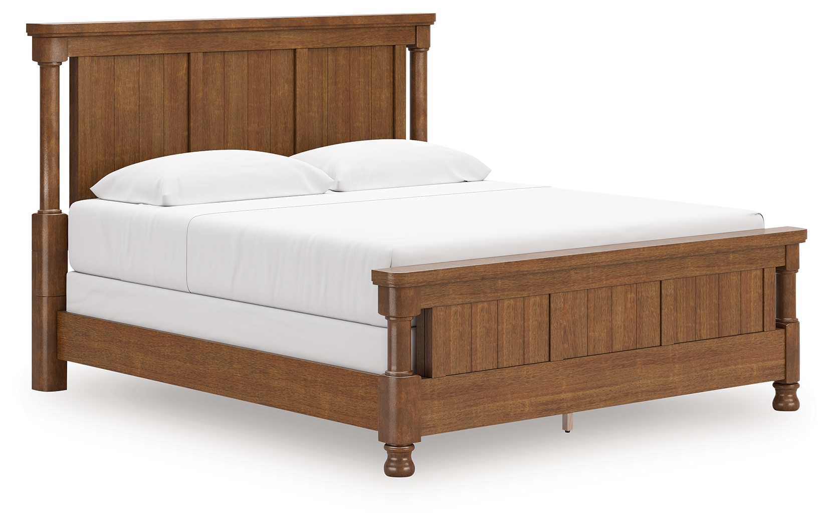 Rowlenstown - King Poster Bed - Brown