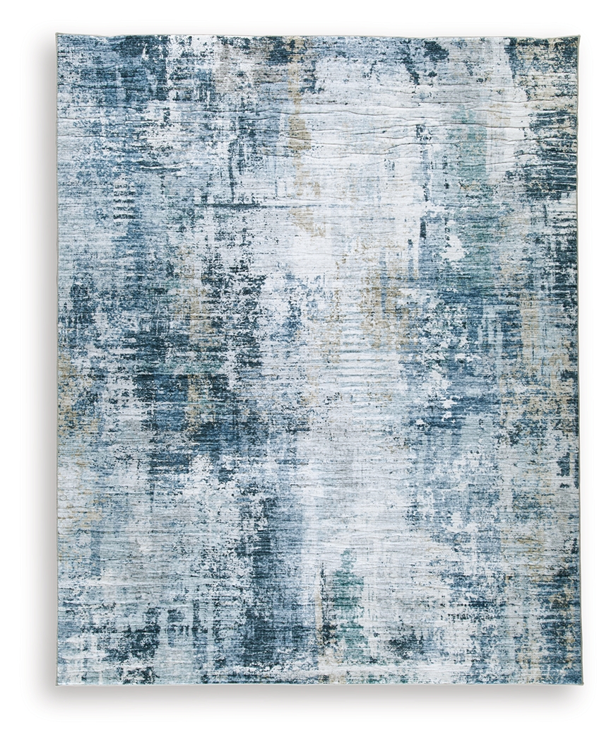Arlenmont - 8' x 10' Rug - Blue / White / Brown
