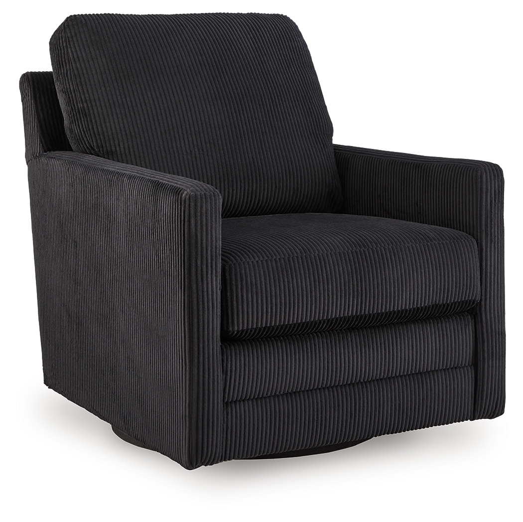 Icaman - Swivel Chair - Onyx