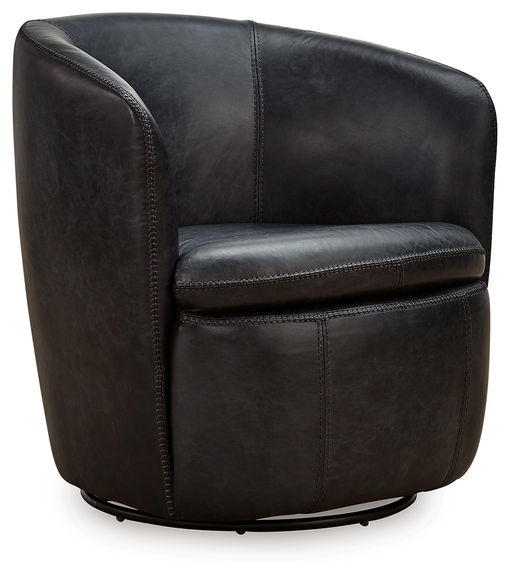 Kierreys - Swivel Chair - Midnight