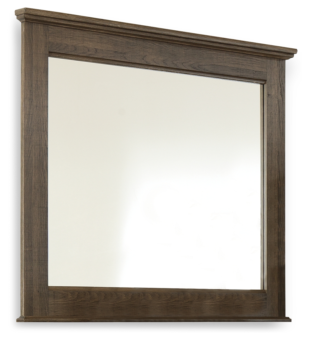 Juararo - Bedroom Mirror - Dark Brown