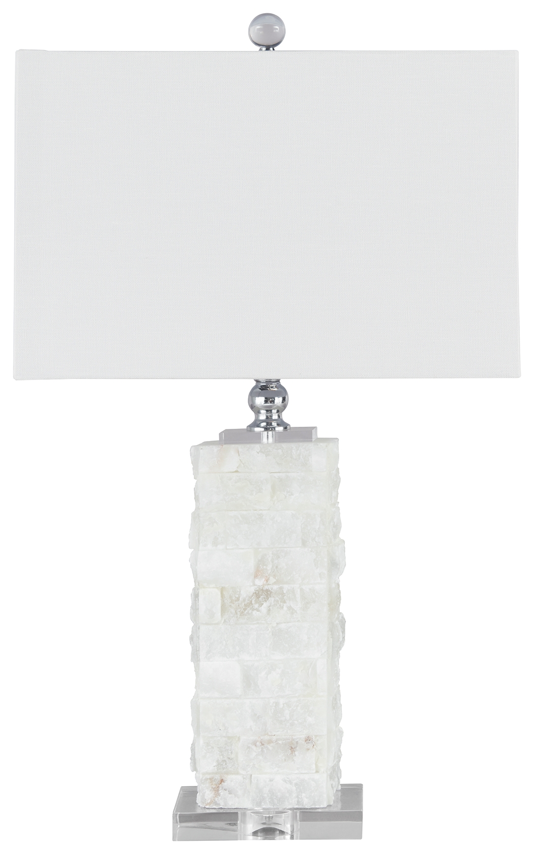 Malise - Alabaster Table Lamp  - White