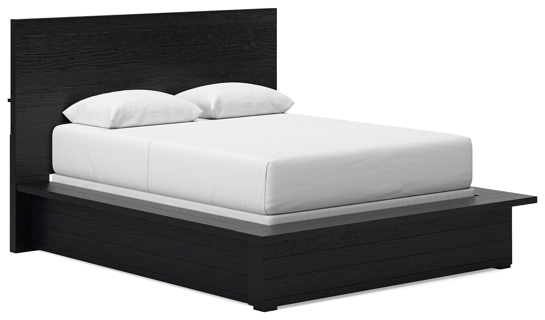 Londer - Queen Panel Bed - Black