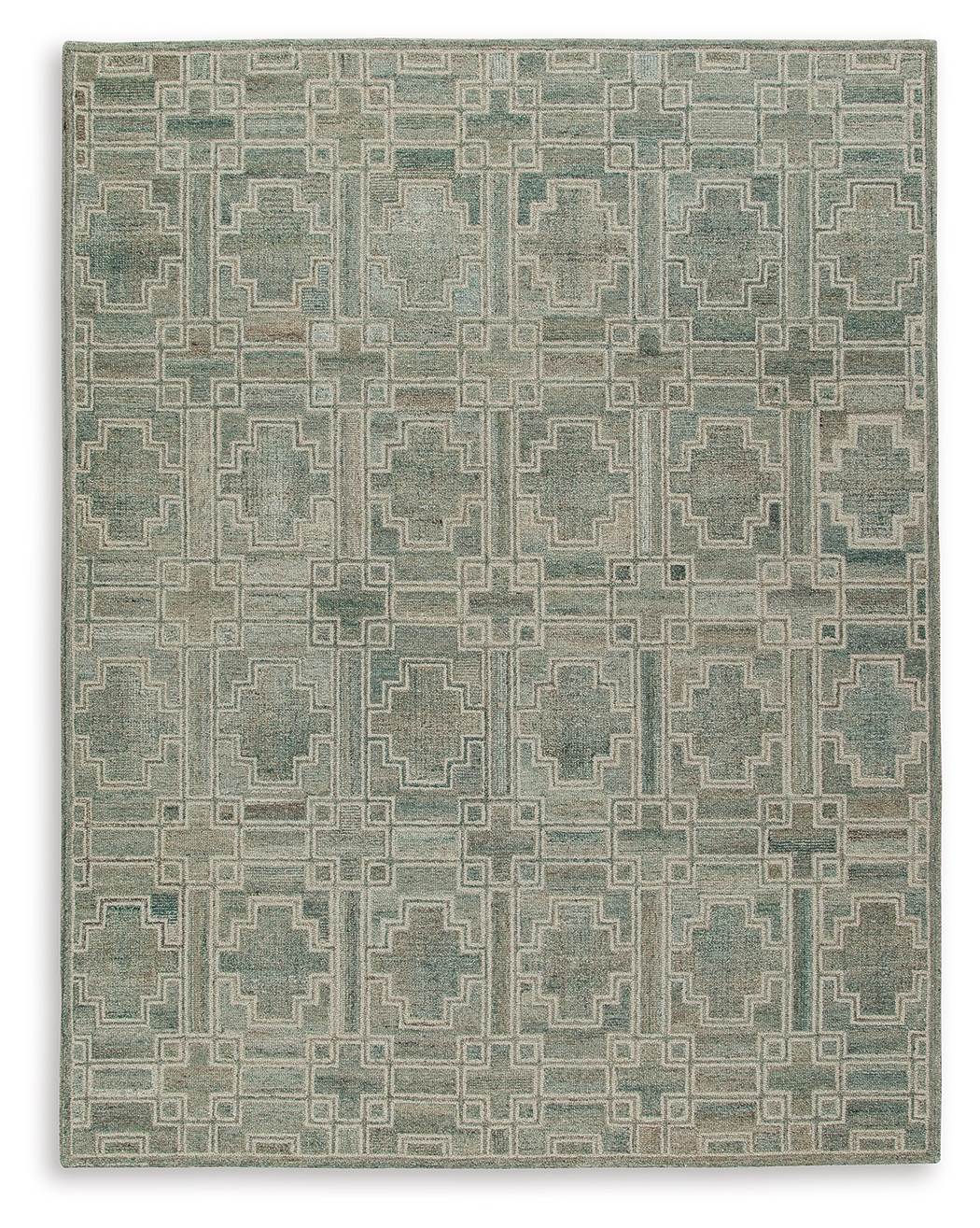 Jossland - 8' x 10' Rug - Green / Iory