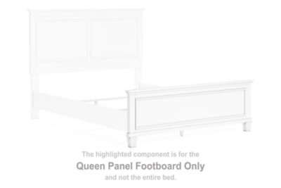 Fortman - Queen Panel Footboard - White
