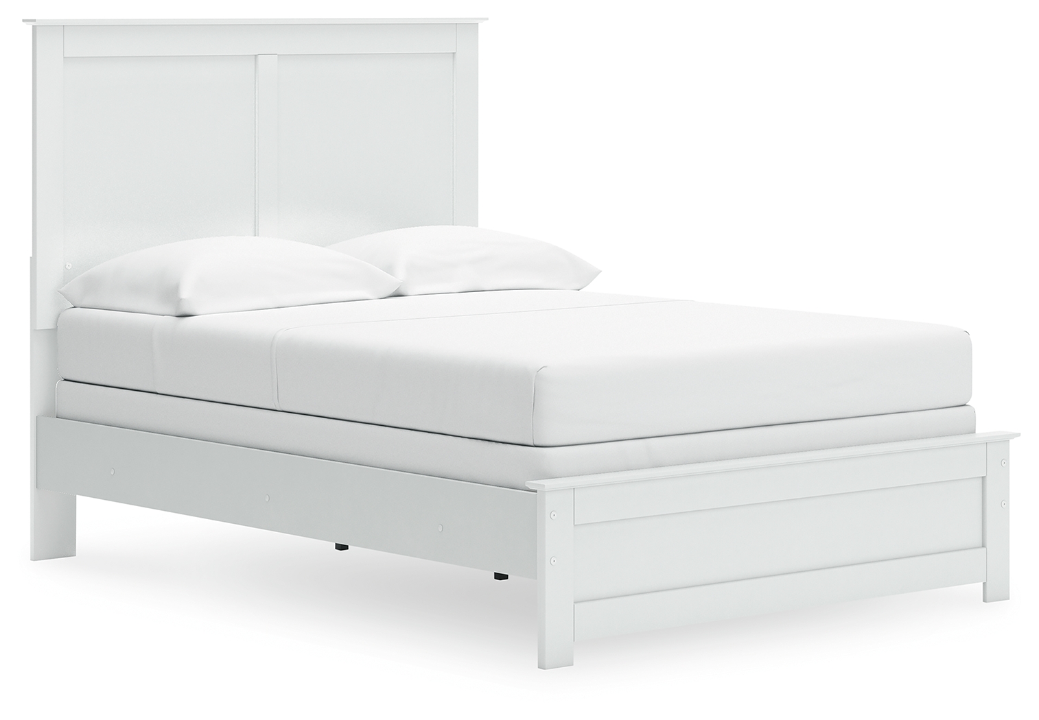 Bostwick Shoals - Full Panel Bed With Framed Footboard - White