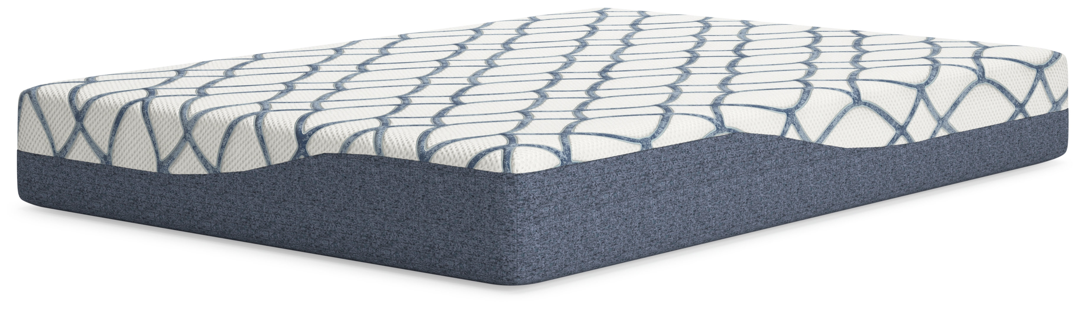 10 Inch Chime Elite 2.0 - Full Mattress - White / Blue
