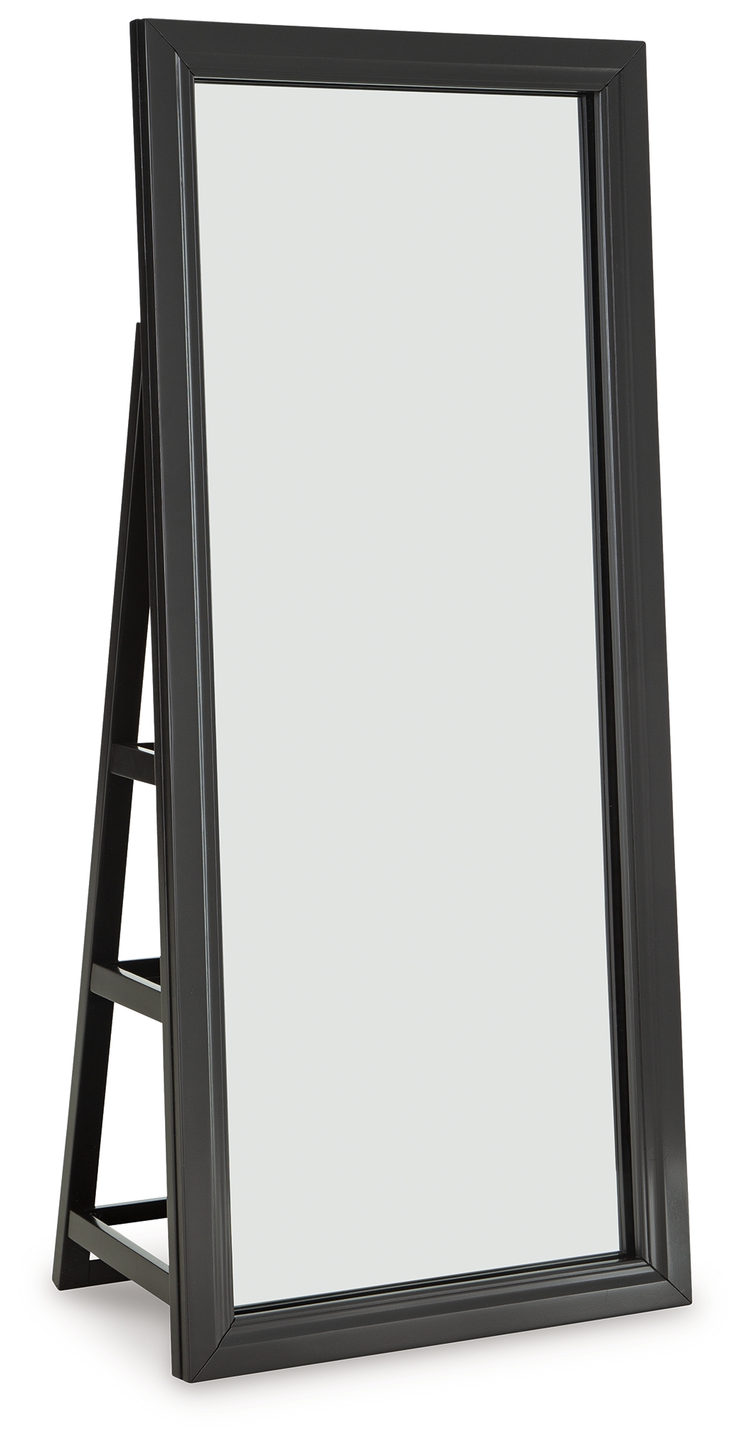 Evesen - Floor Standing Mirror/Storage - Black