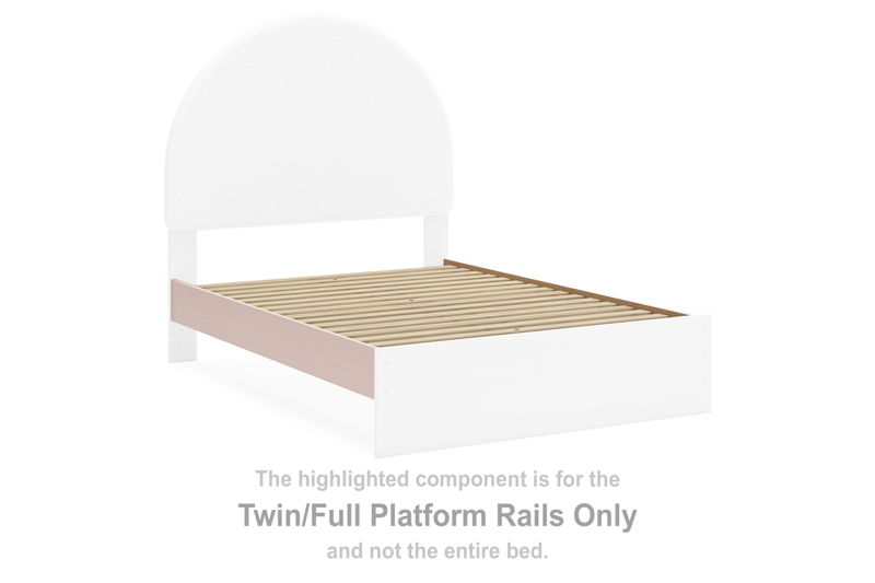 Wistenpine - Twin/Full Platform Rails - Blush