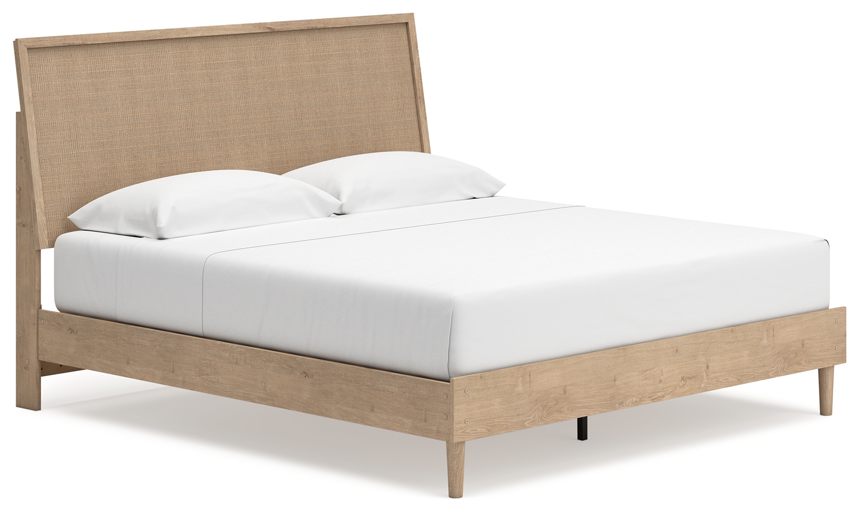 Cielden - King Panel Bed - Two-tone