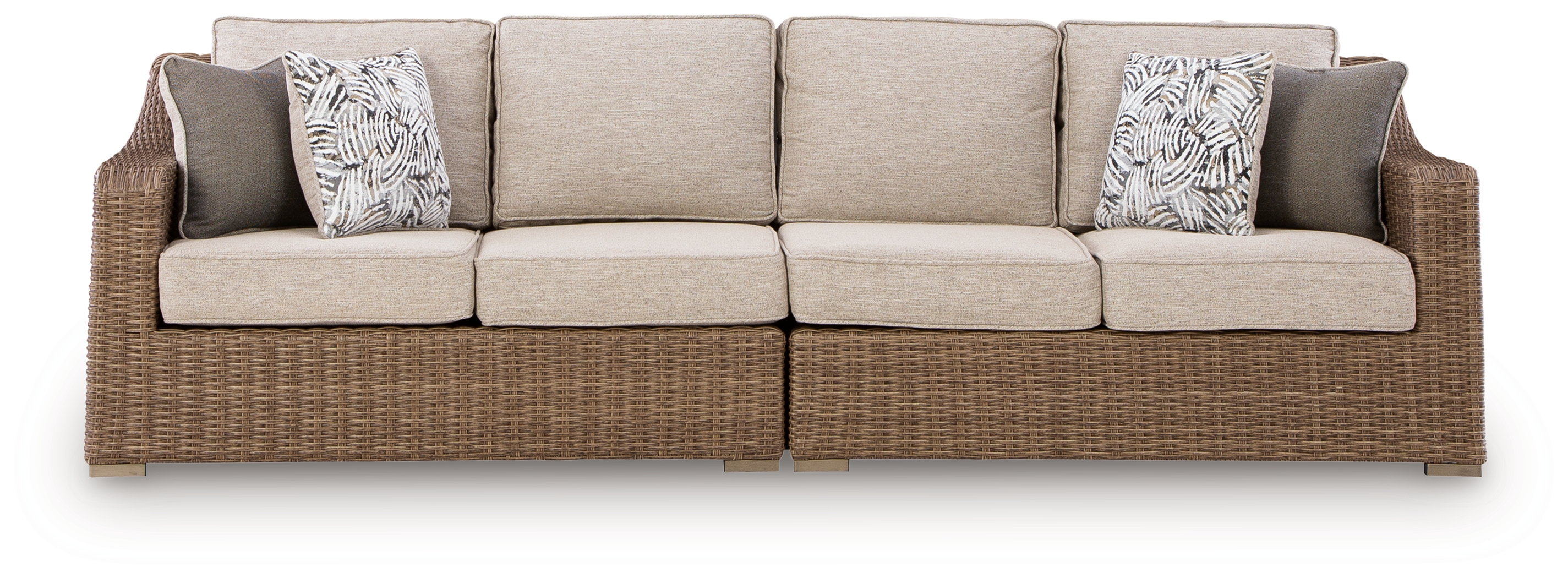 Laguna Heights - RAF/LAF Loveseat With Cushion (Set of 2) - Beige