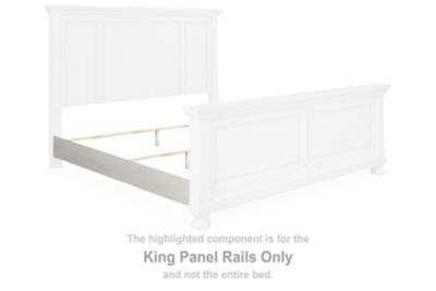 Robbinsdale - King Panel Rails - Antique White