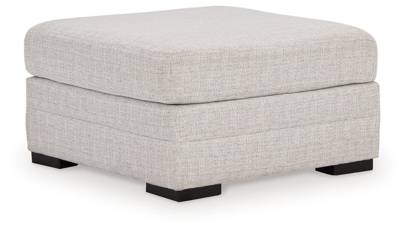 Koralynn - Oversized Accent Ottoman - Stone
