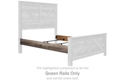 Wynnlow - Queen Crossbuck/Poster Rails - Gray
