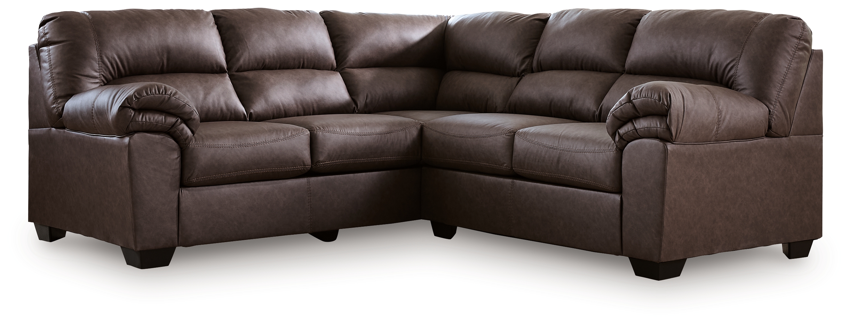 WillowBend - 2-Piece Sectional With LAF Sofa With Corner Wedge - Umber