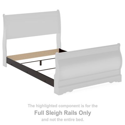Huey Vineyard - Full Sleigh Rails - Black