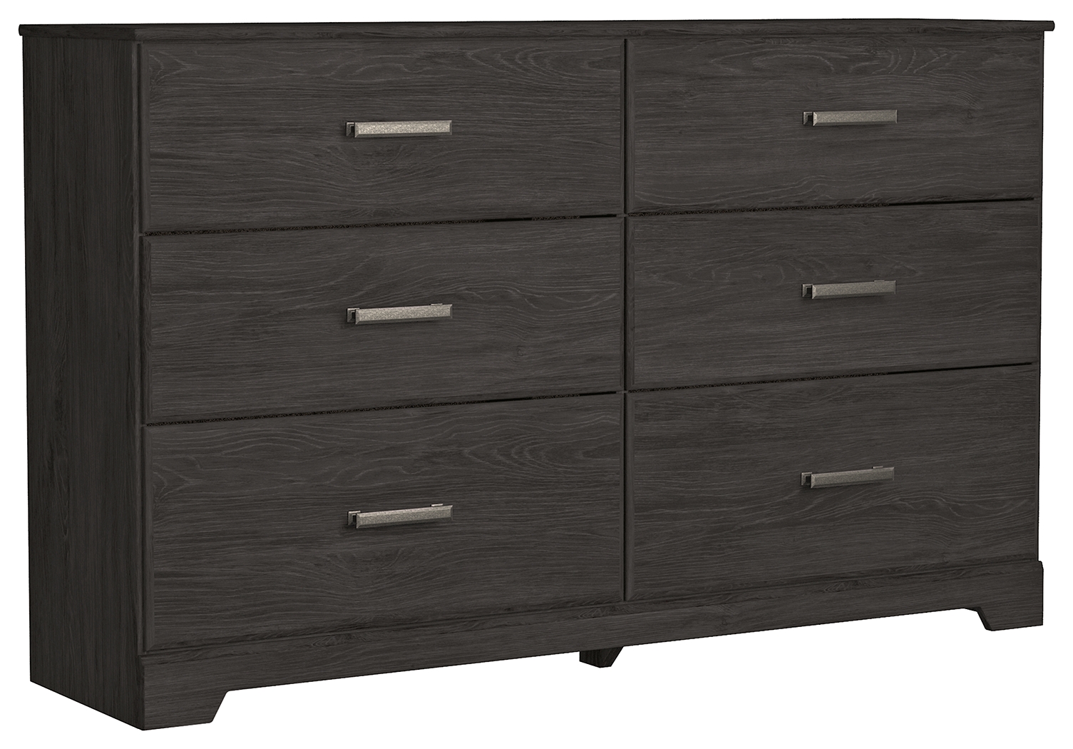 Belachime - Six Drawer Dresser - Charcoal