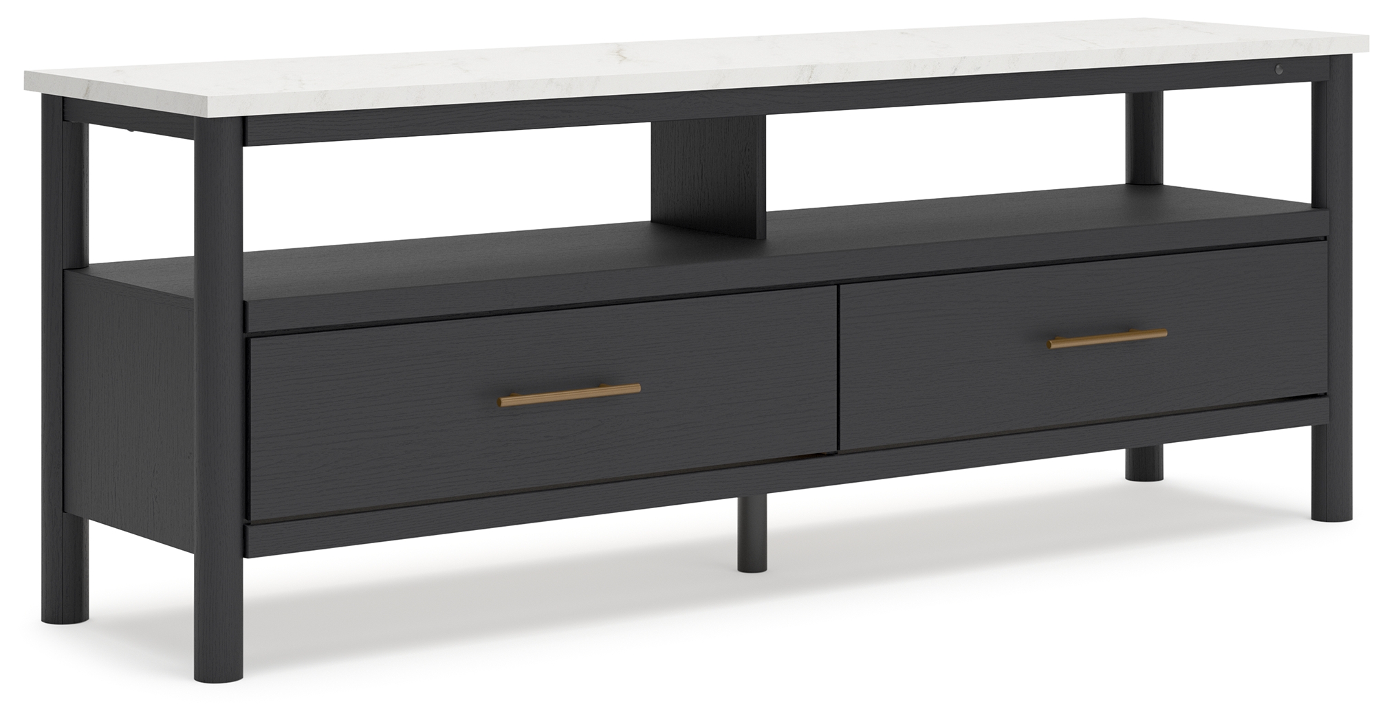 Cadmori - Extra Large TV Stand - Black / White