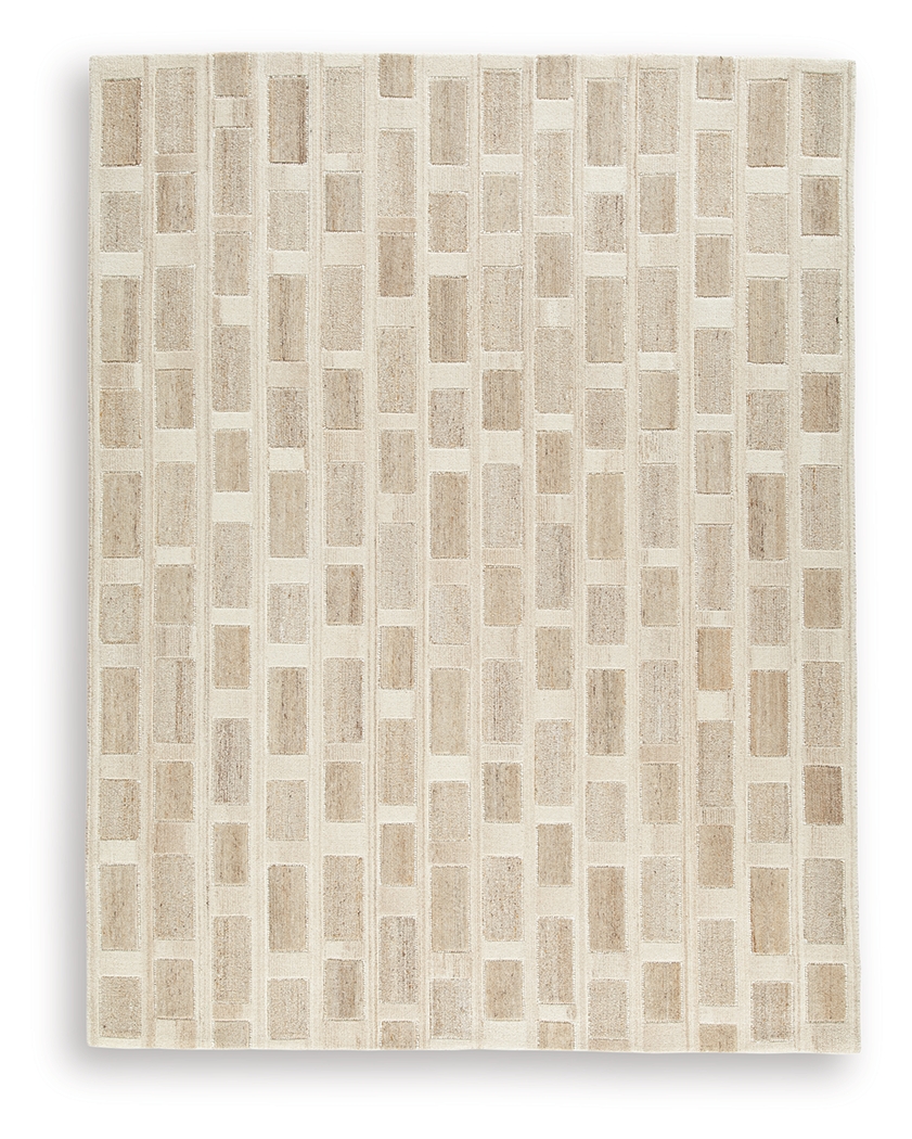 Lisgrove - 8' x 10' Rug - Tan / Brown / White