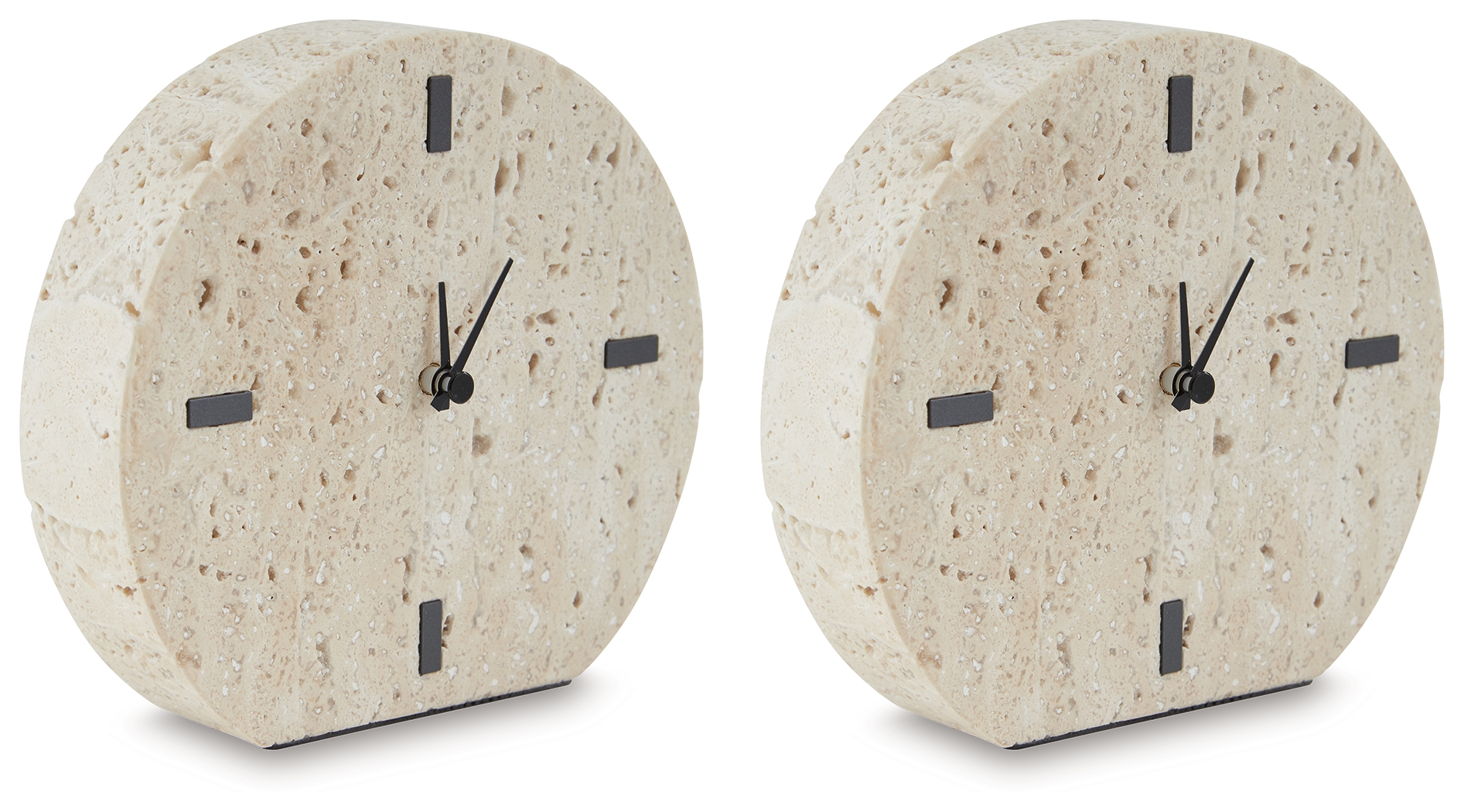Donfordson - Table Clock (Set of 2) - Beige