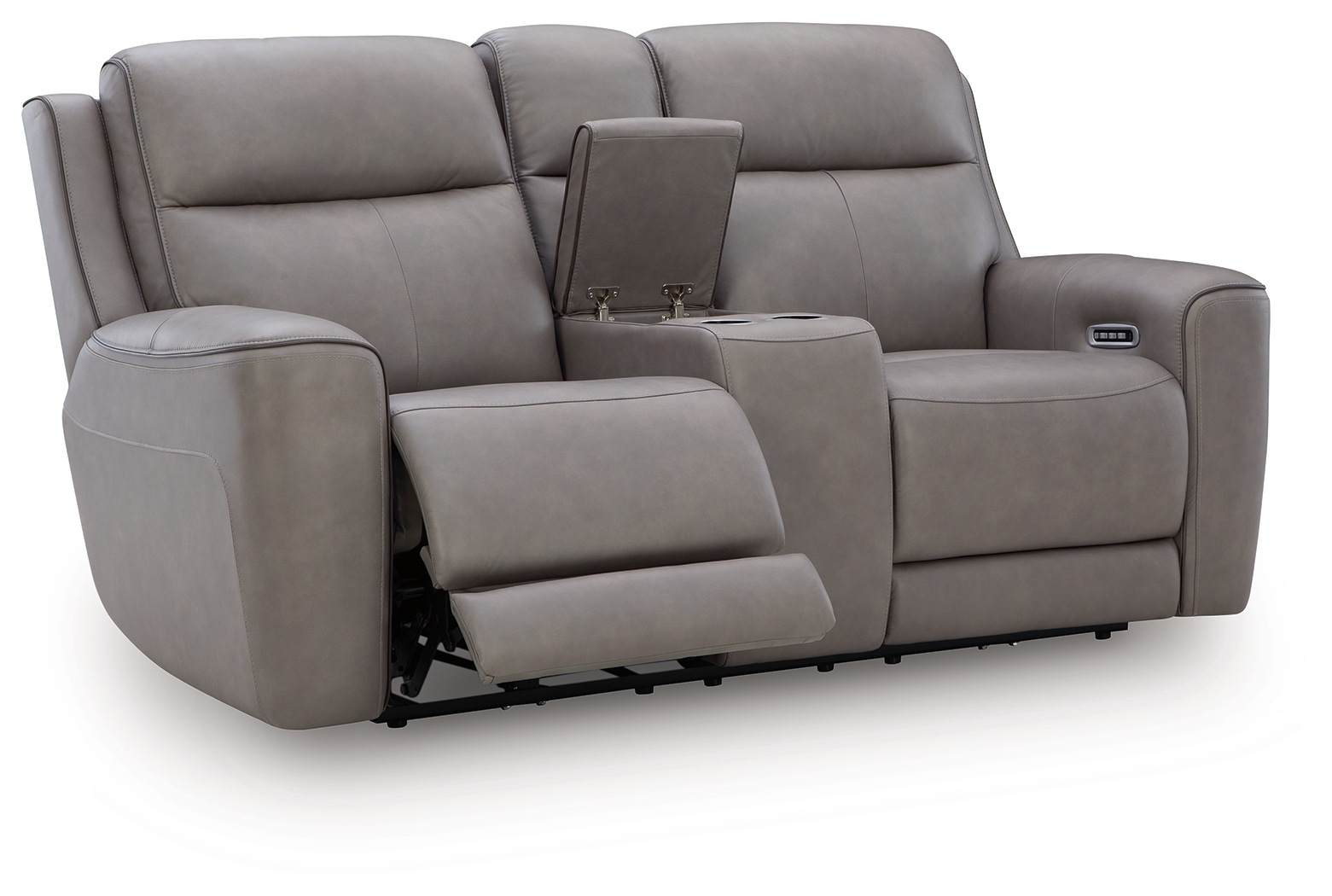 5Z-Comfort - Power Reclining Loveseat With Console / Adj Headrest - Coin
