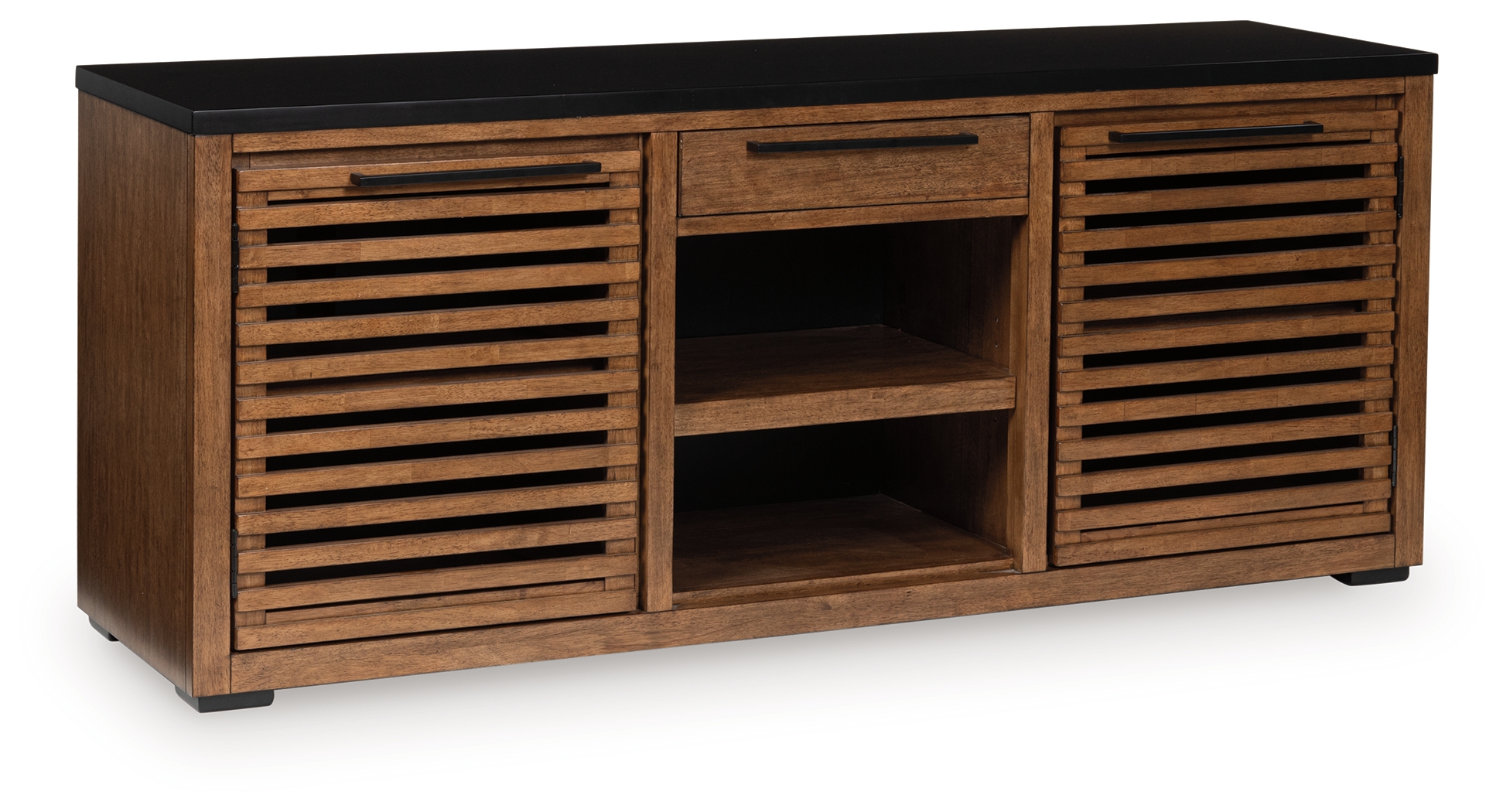 Kallari - Credenza - Warm Brown / Black
