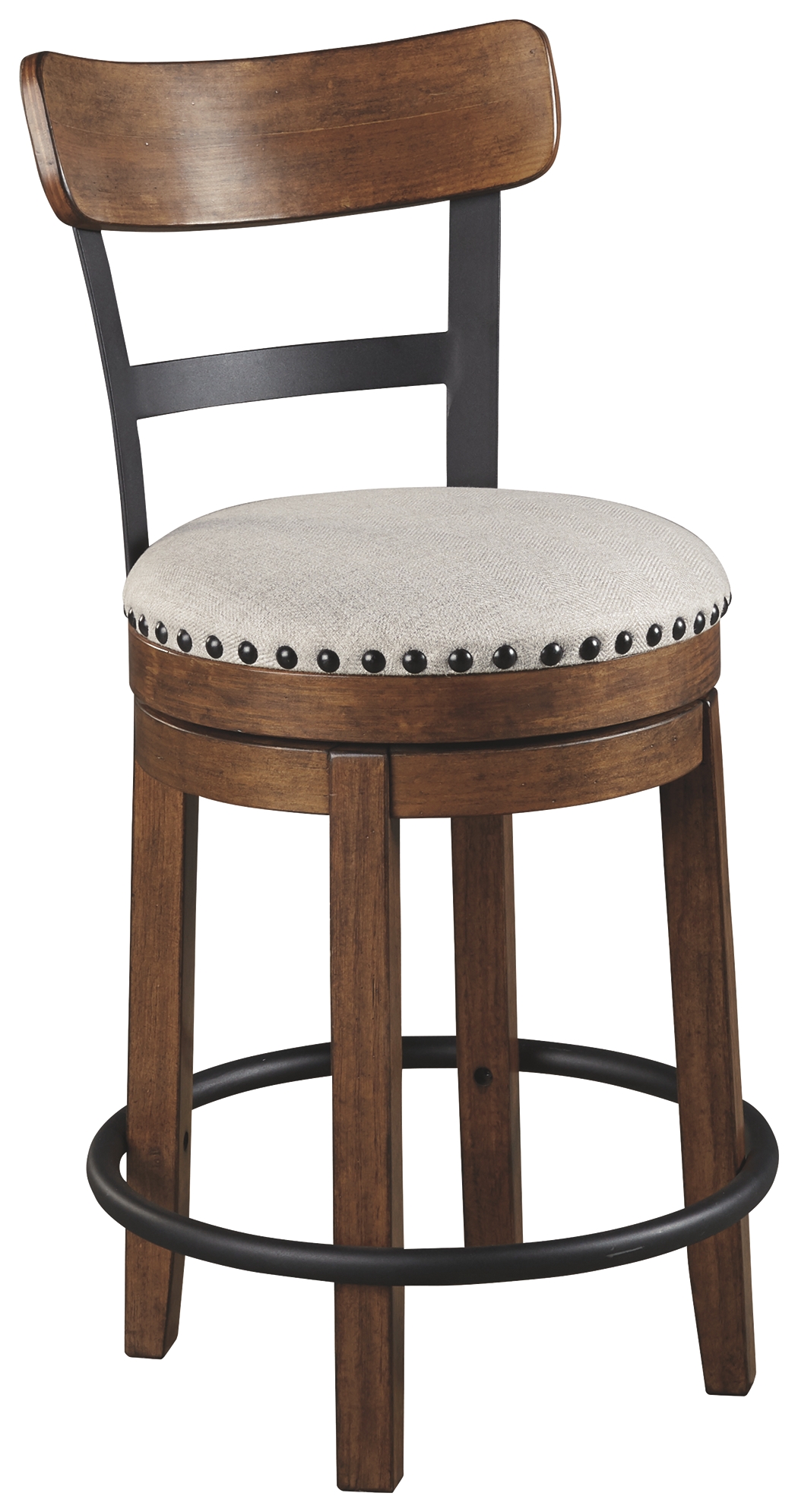 Valebeck - UPH Swivel Barstool  - Brown
