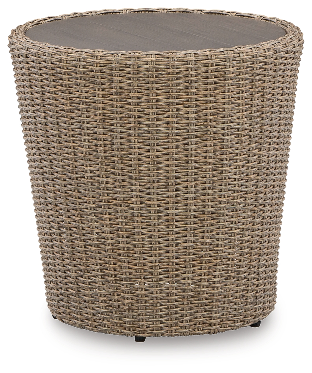 Danson - Round End Table - Beige