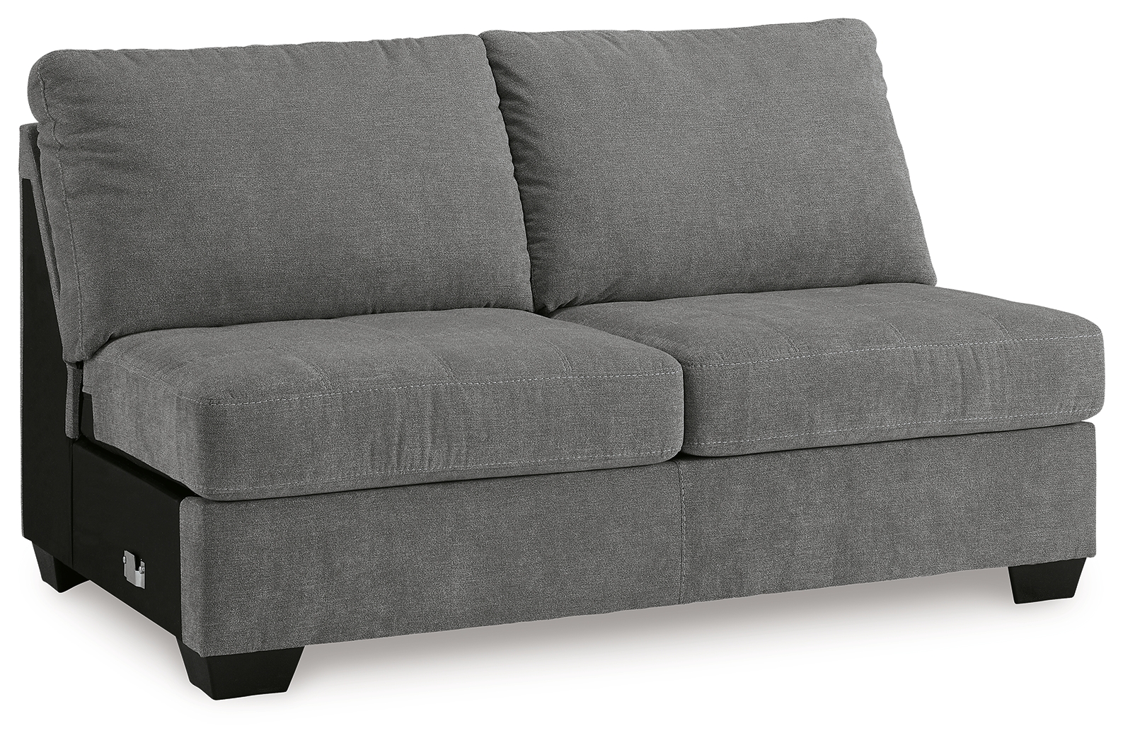 Birkdale Court - Armless Loveseat - Gray