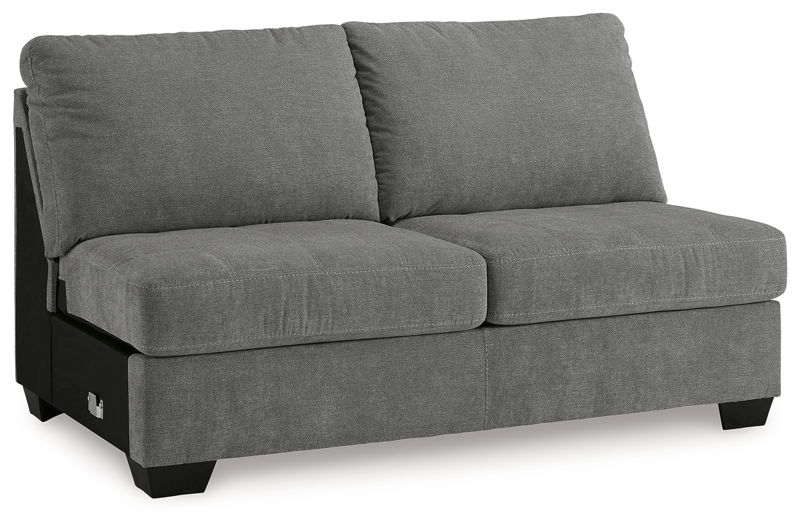 Birkdale Court - Armless Loveseat - Gray