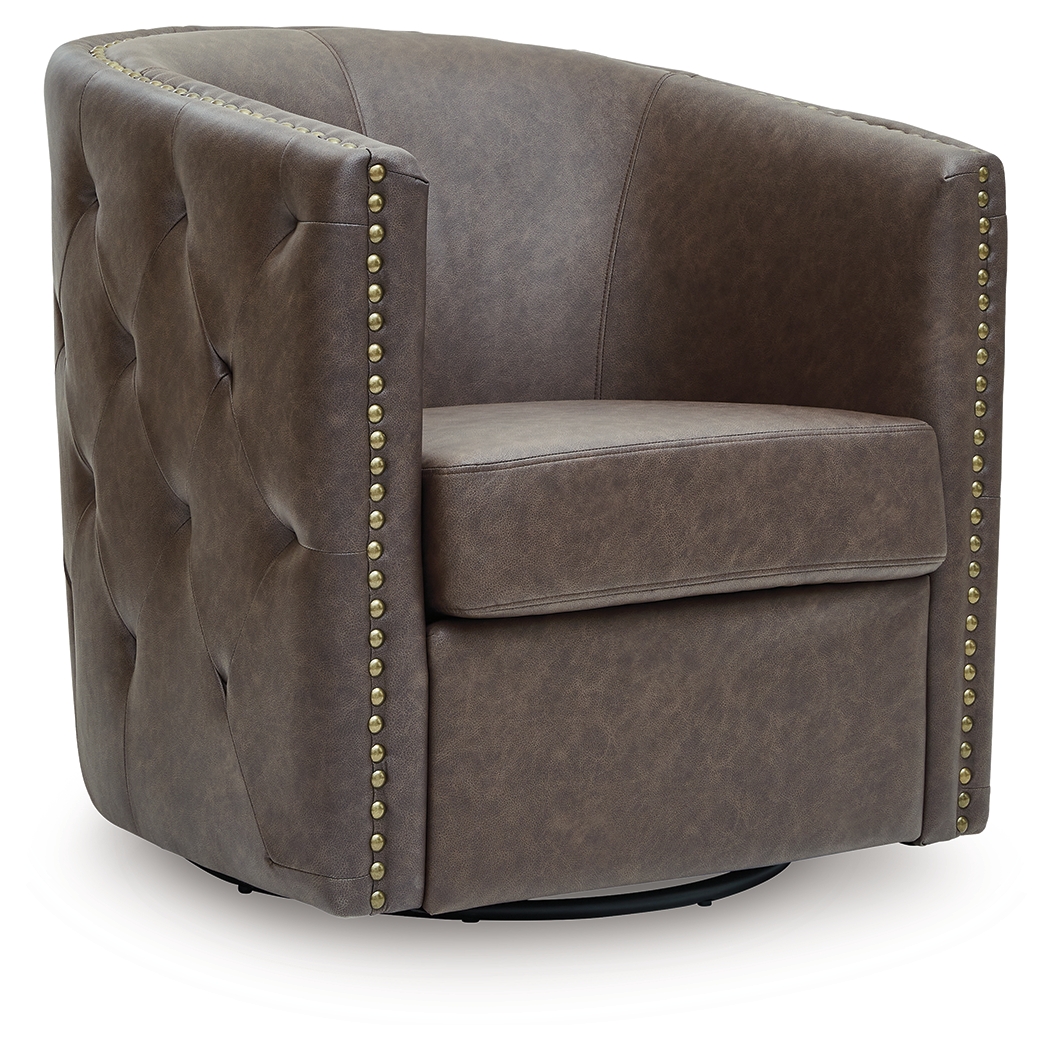 Brentlow - Swivel Accent Chair - Granite