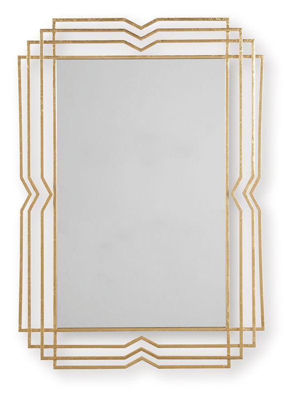 Claybrook - Accent Mirror - Gold Finish