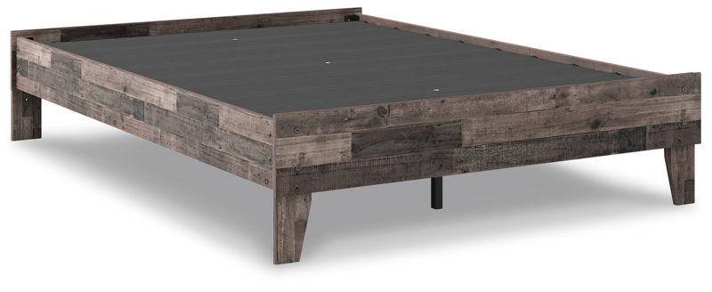 Neilsville - Full Platform Bed - Multi Gray