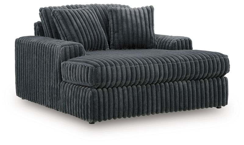 Midnight-Madness - Oversized Chaise - Gunmetal