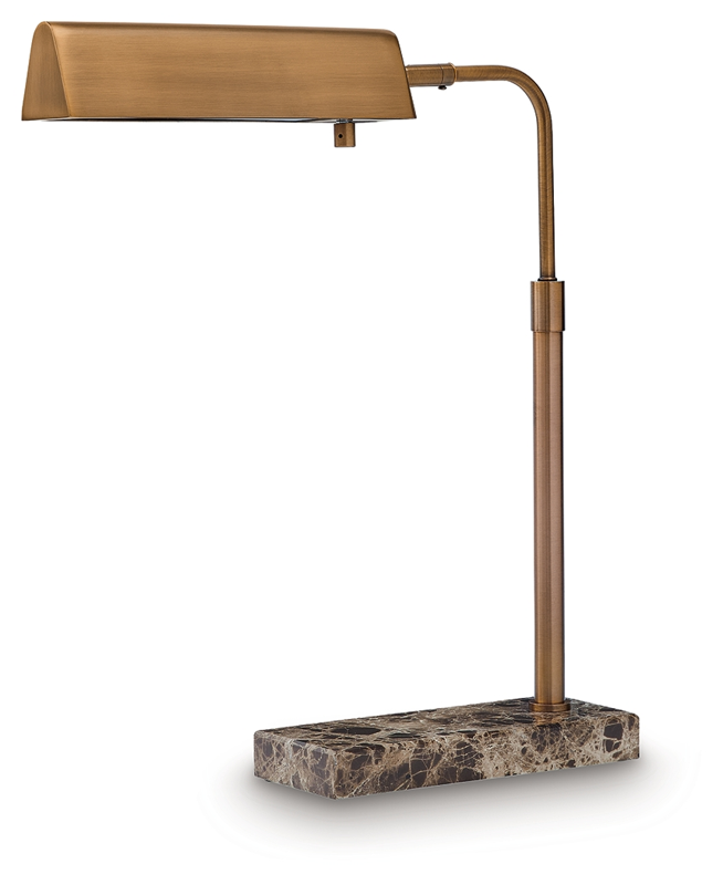 Yafe - Metal Desk Lamp - Bronze Finish