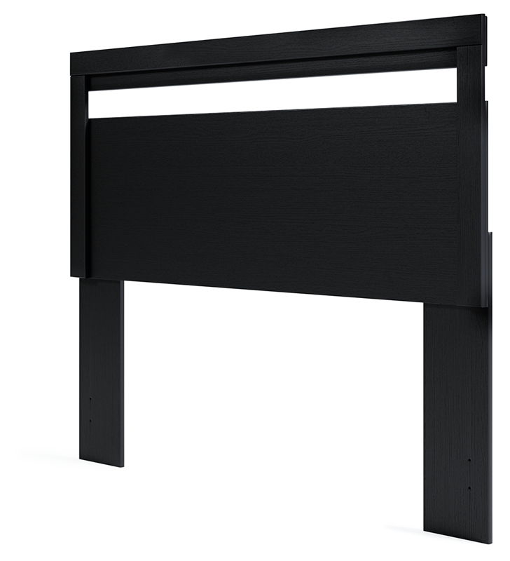 Finch - Queen Panel Headboard - Black