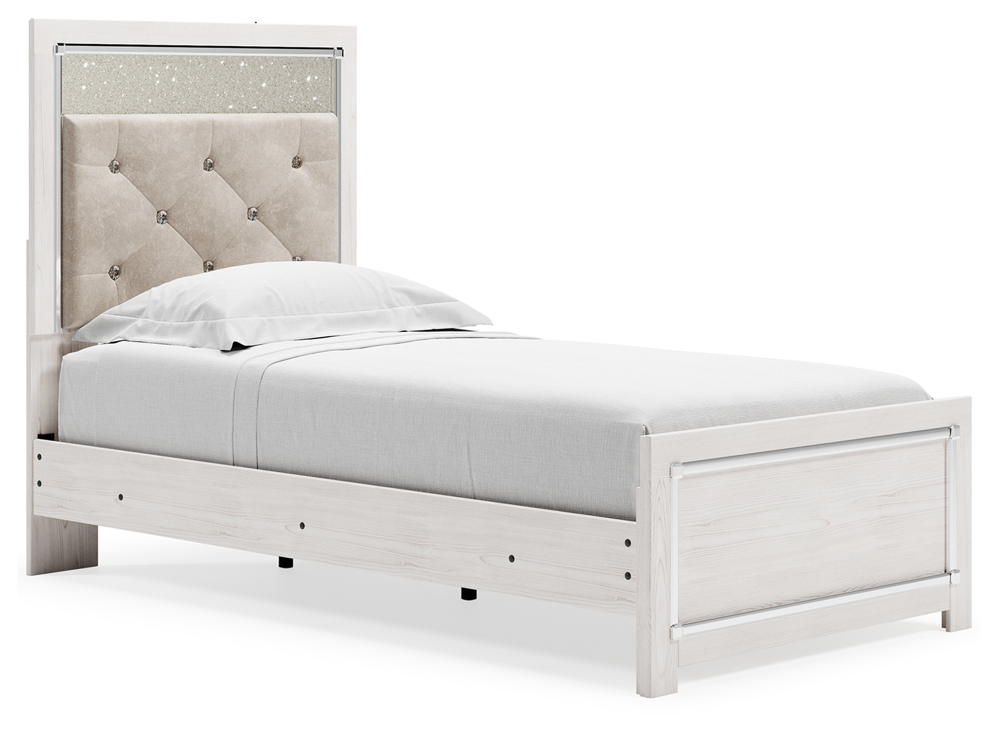 Altyra - Twin Panel Bed - White