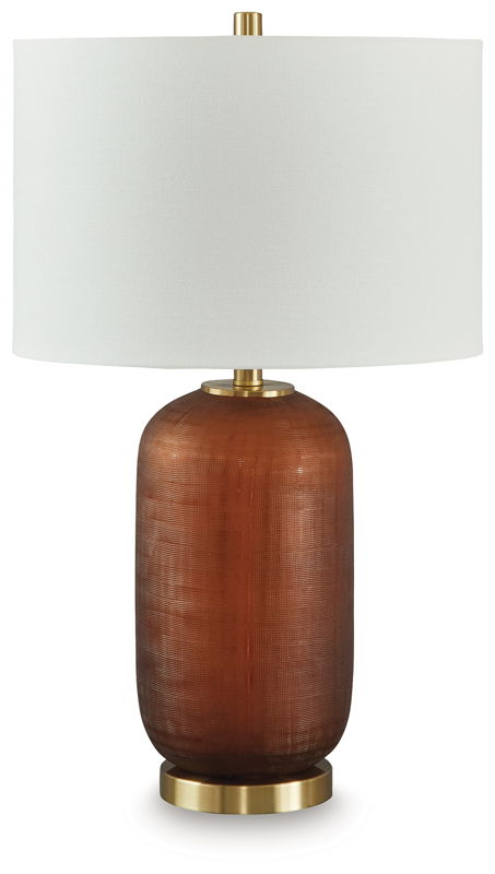 Farberman - Glass Table Lamp - Amber