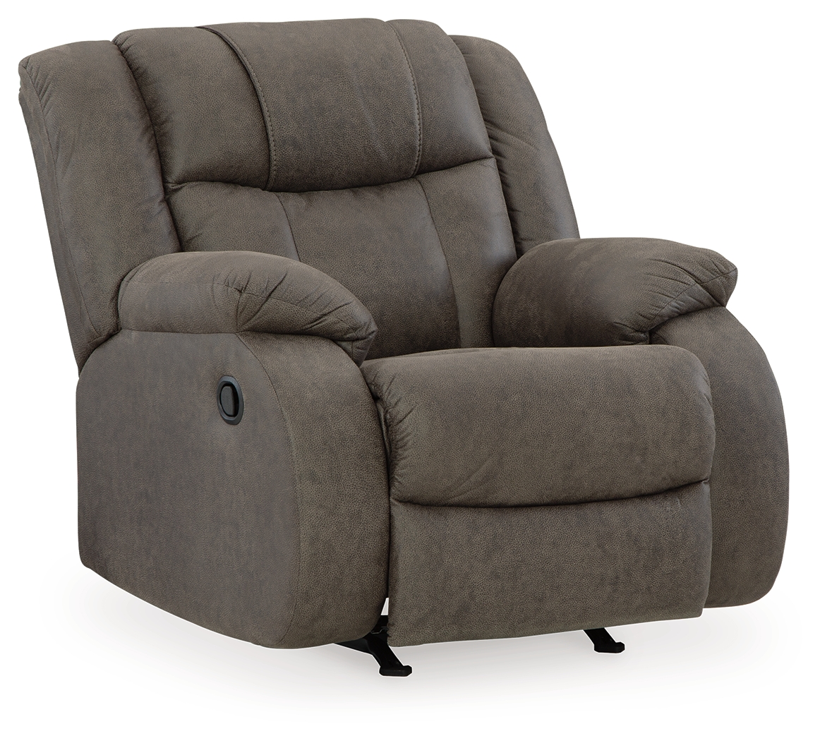 First Base - Rocker Recliner - Gunmetal