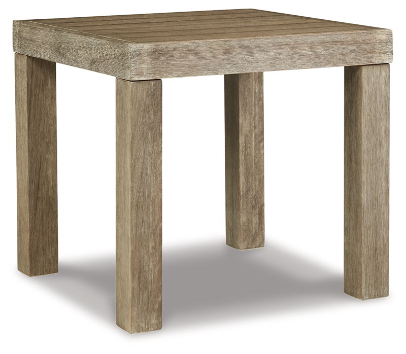 Silo Point - Square End Table - Brown