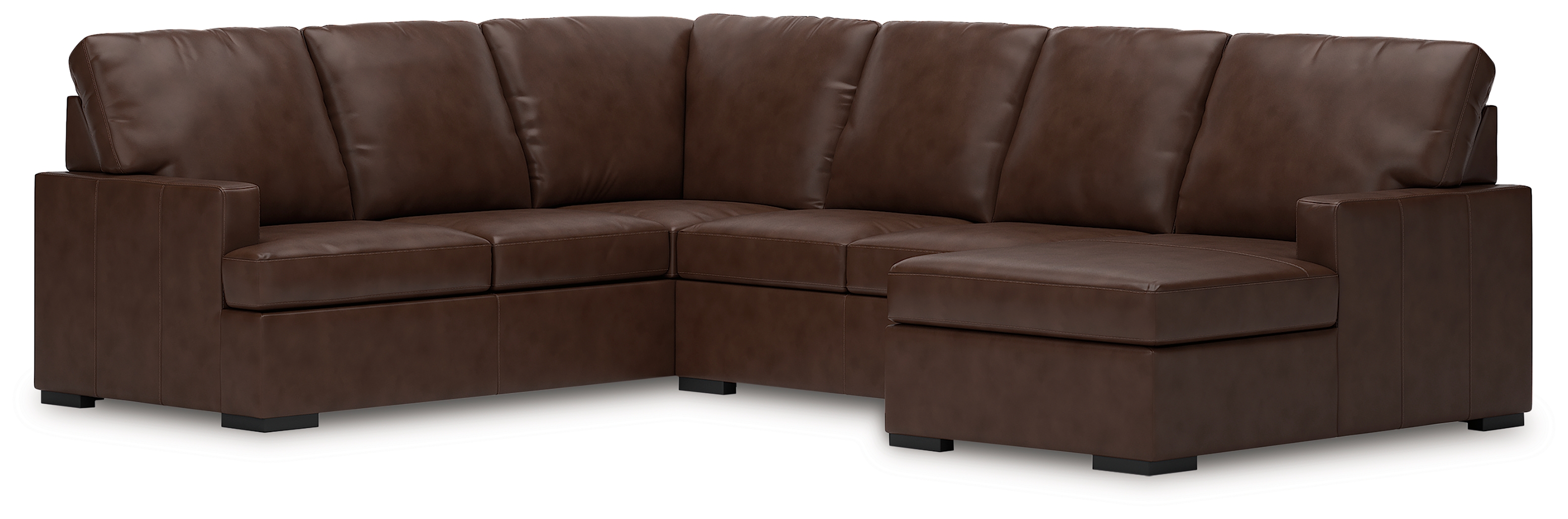 McDowlan - 3-Piece Sectional With Raf Corner Chaise - Coffee