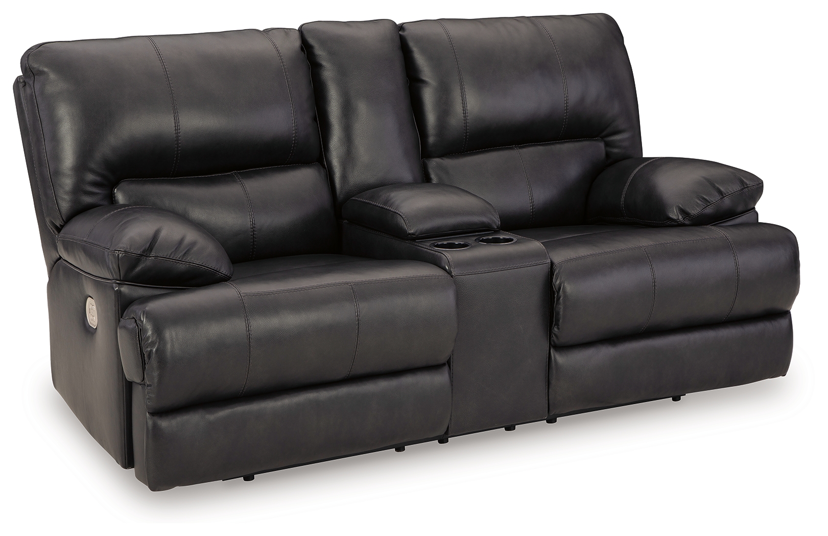 Mountainous - Power Reclining Loveseat With Console /Adj Headrest - Eclipse