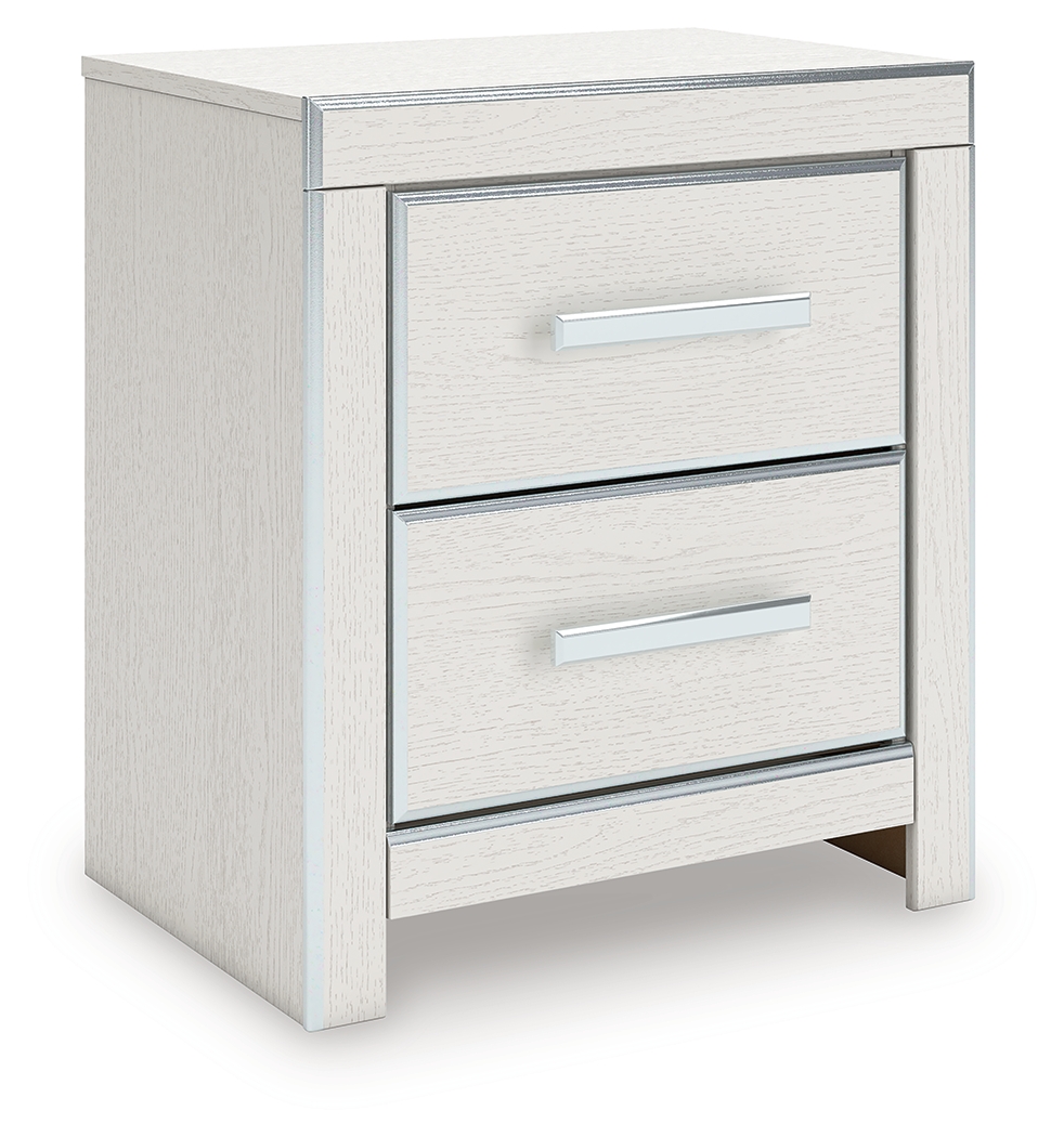 Zuraleus - Two Drawer Night Stand - White