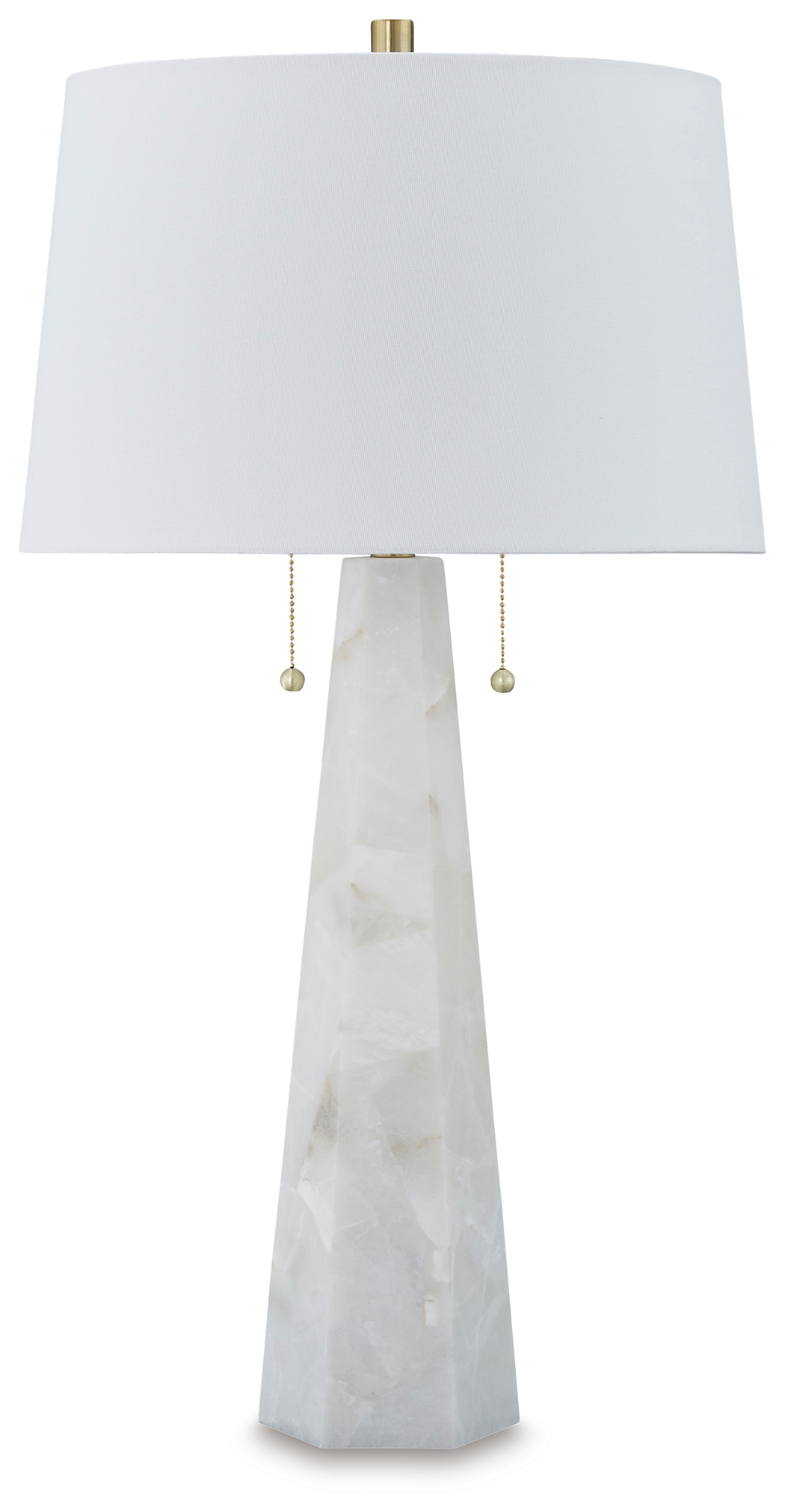 Laurellen - Alabaster Table Lamp - White