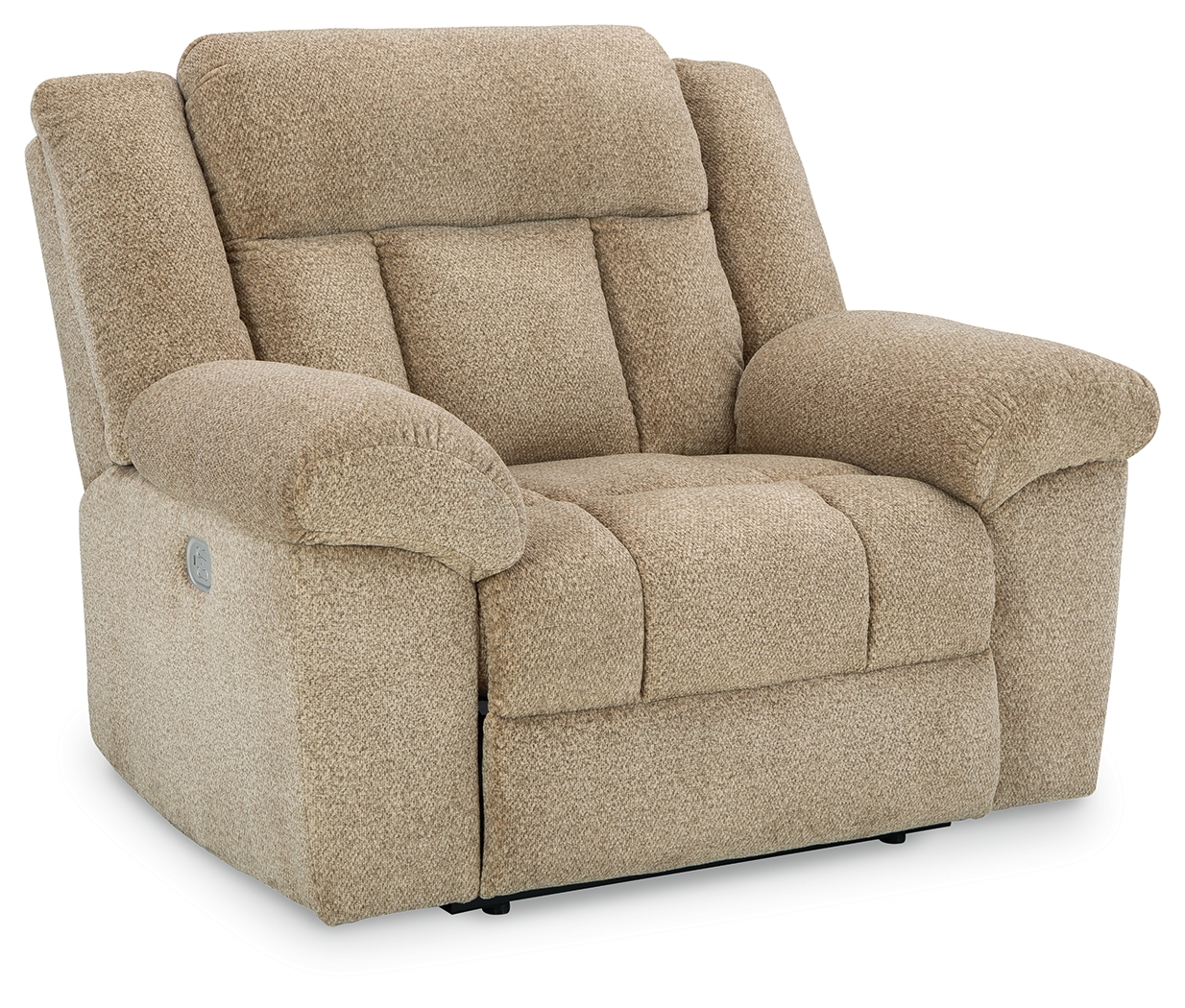 Tip-off - Power Recliner With Adj Headrest - Wheat