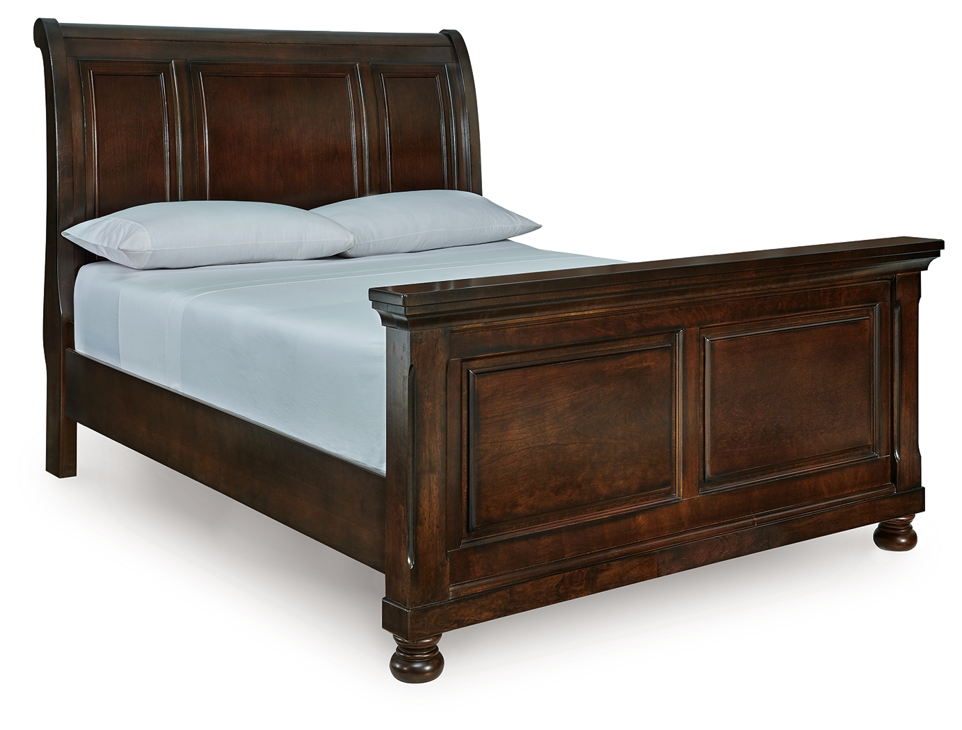 Porter - Queen Sleigh Bed - Rustic Brown