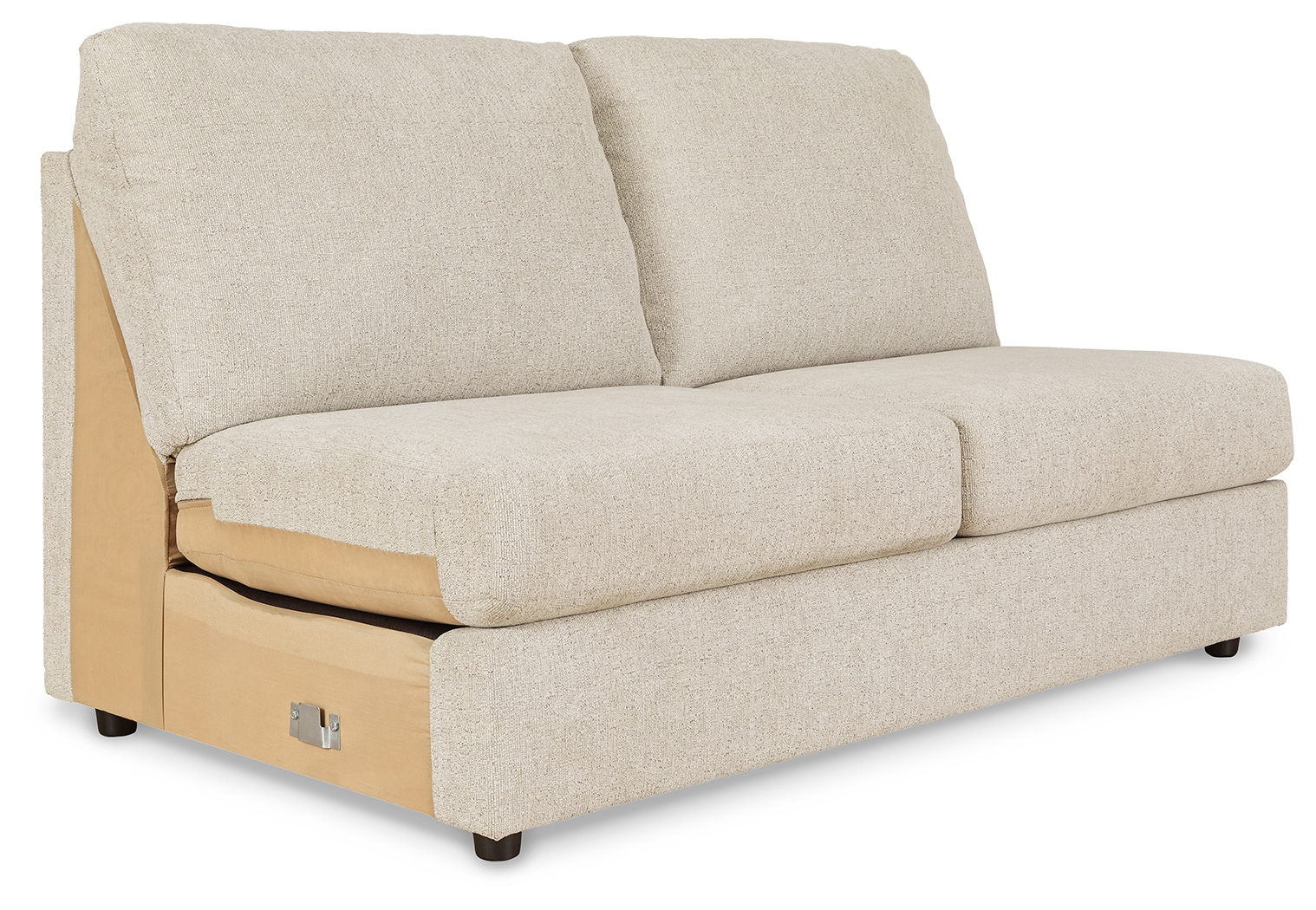 Edenfield - Armless Loveseat - Linen