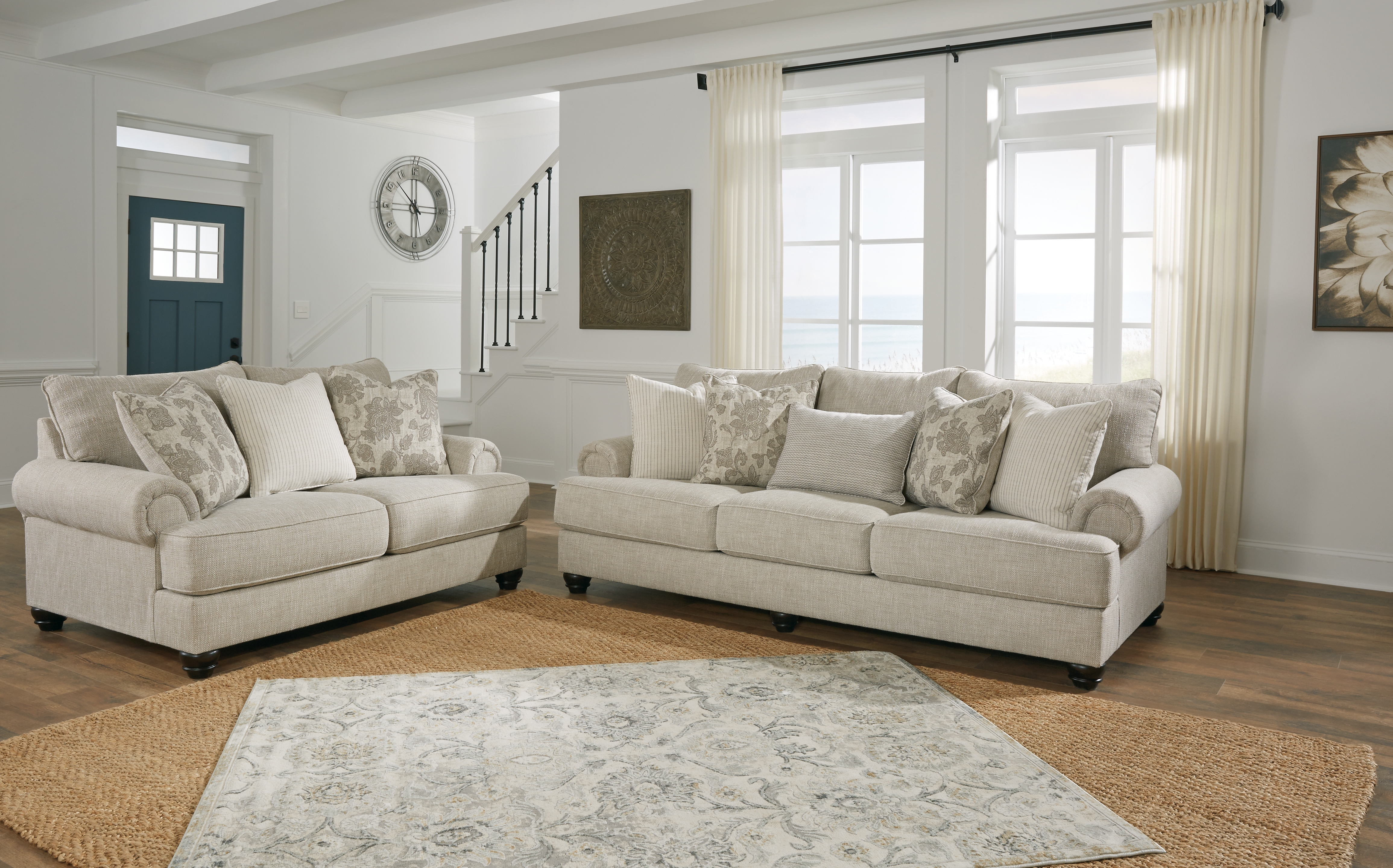 Asanti - 2 Pc. - Sofa, Loveseat - Fog