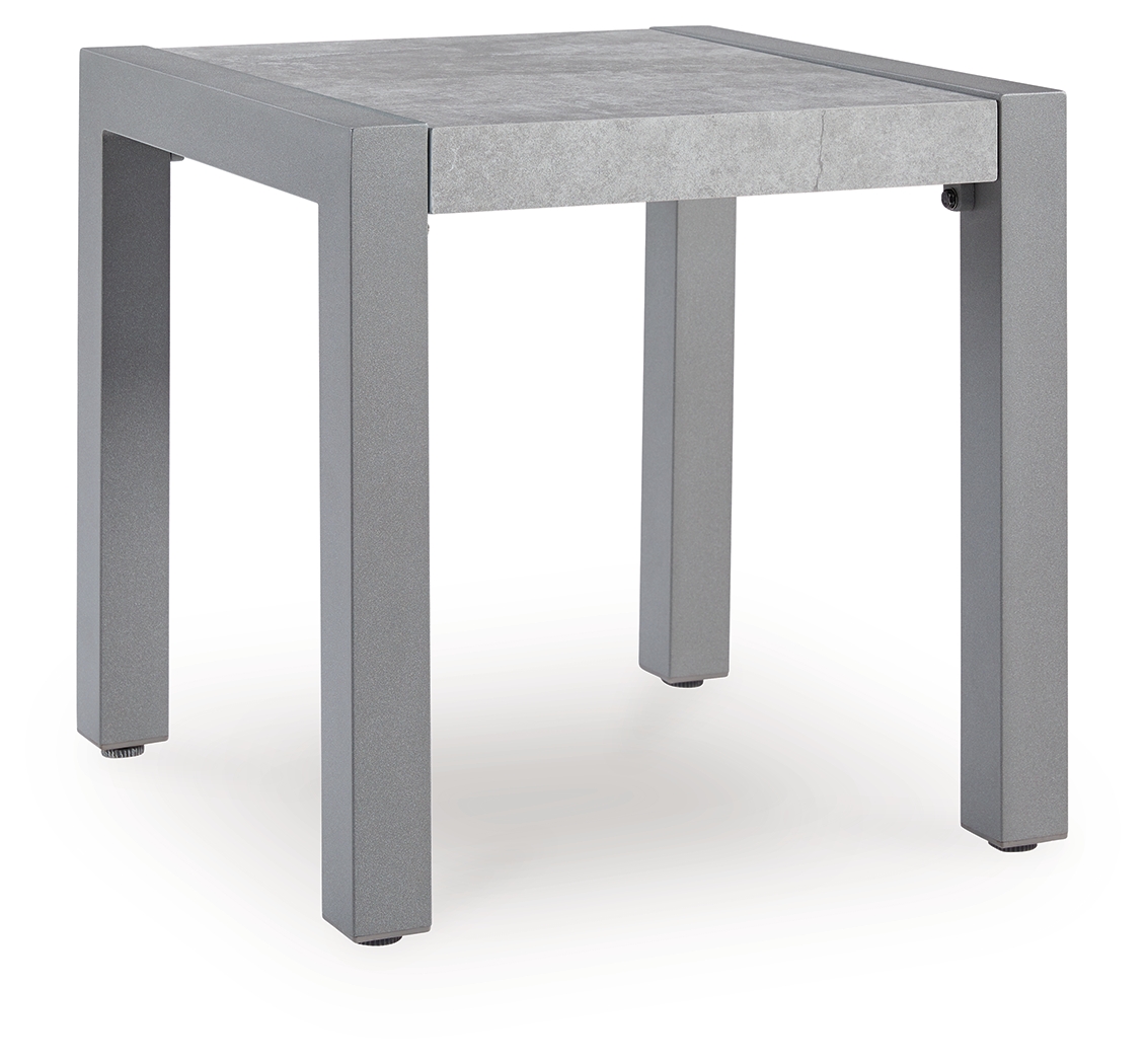 Hurley Park - Square End Table - Gray