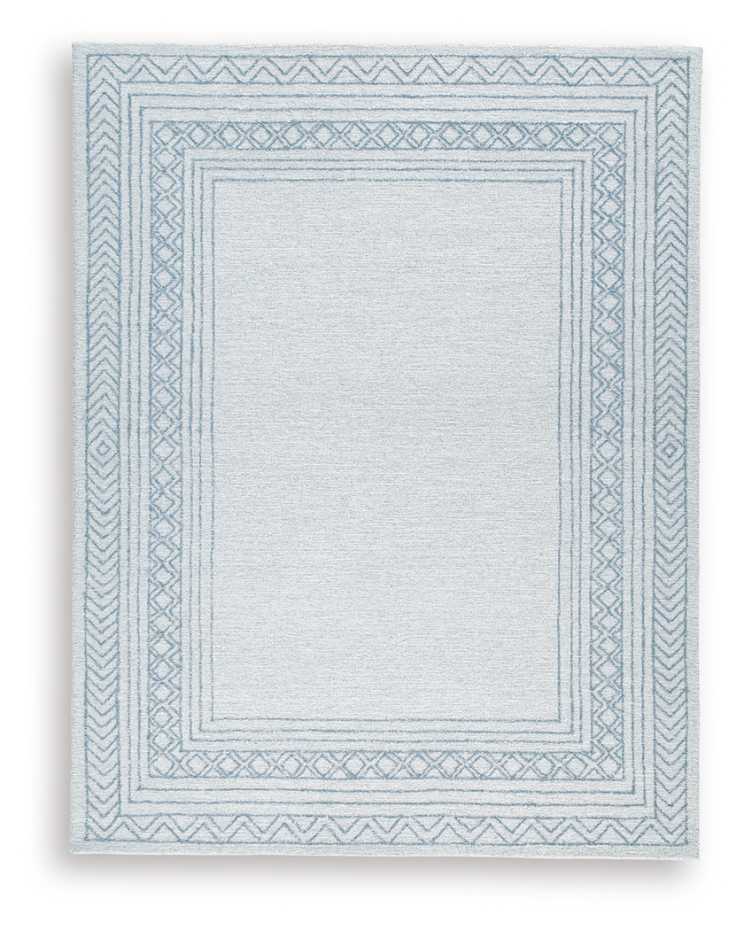 Azelhurst - 8' x 10' Rug - Blue / Ivory / Gray